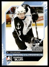 2010-11 In The Game Heroes and Prospects Jonathon Blum #106