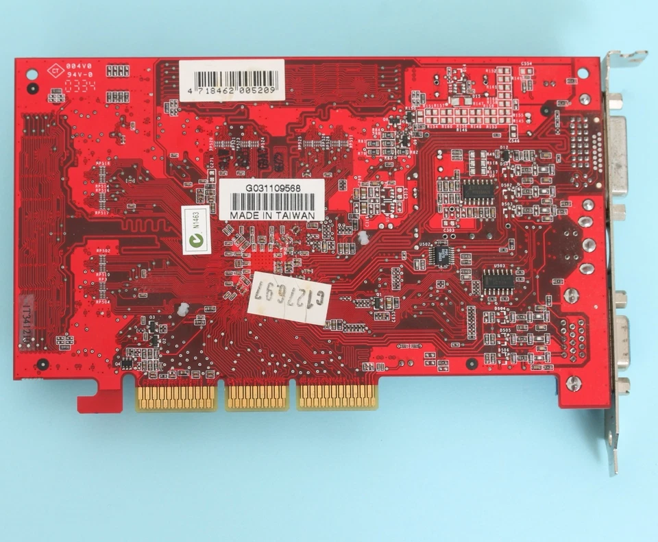 NVidia GeForce FX5600 8X 256MB DDR AGP Video Card DVI/VGA/TV *RECAPPED &NEW FAN* - Image 3 of 4