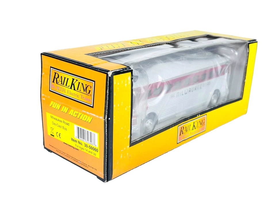 30-50060 O-Gauge MTH Milwaukee Road Diecast Bus - Image 4 of 4