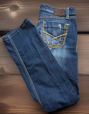 BKE Buckle Denim Stella Blue Jeans Women s Bootcut Stretch Size 28 X 37.5