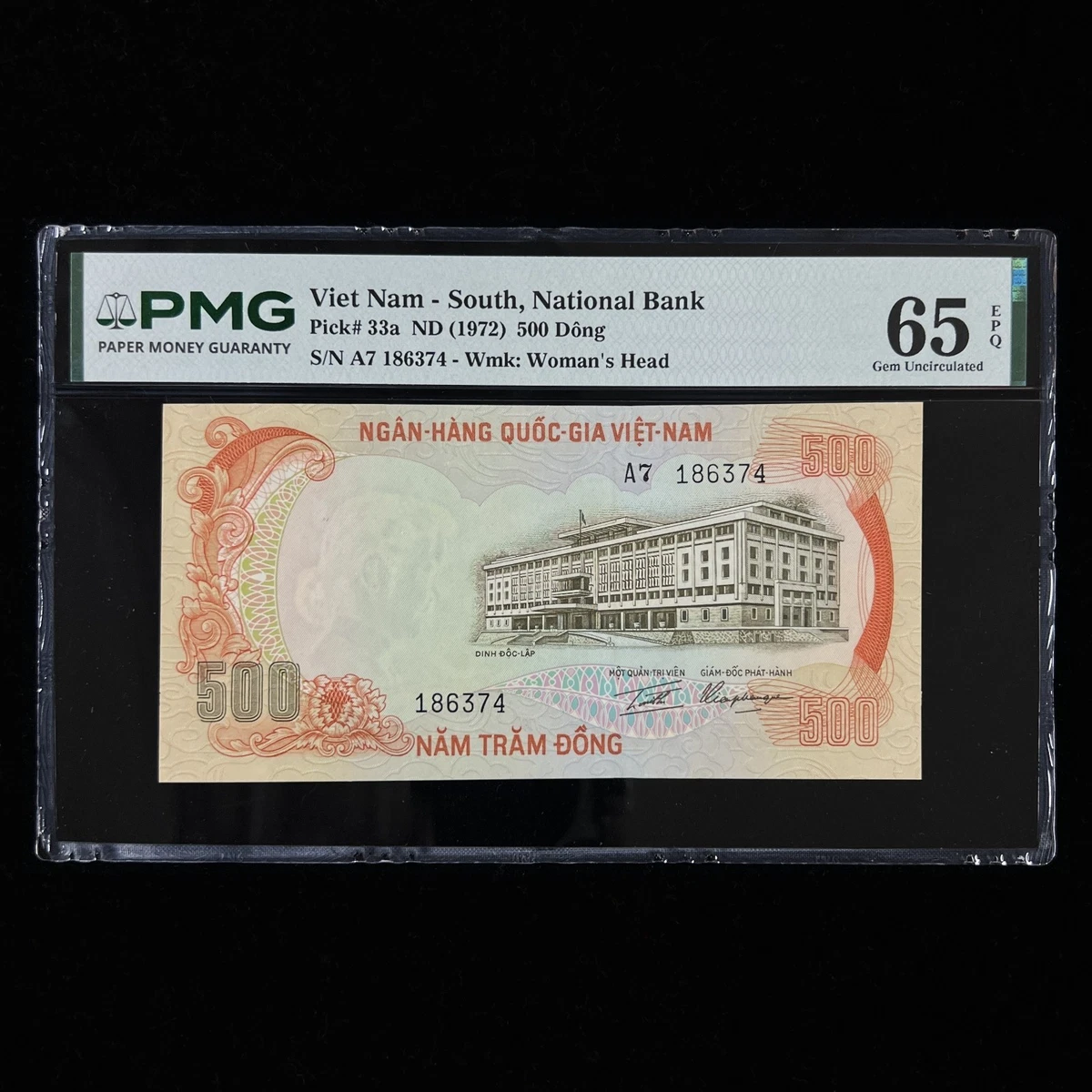 Vietnamese Paper Money 500 ₫ Denomination 1972 for sale | eBay