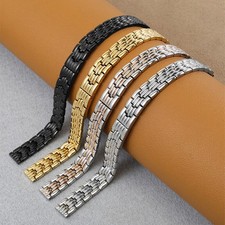 8 10 12 14mm Watch Strap Stainless Steel Band Solid Bracelet Universal Watchband