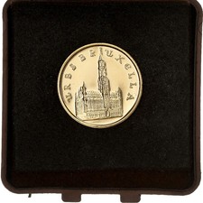 [#1201338] Belgium, Medal, 1979, Millenium of Brussels, Brussels, Gold, MS
