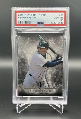 2015 Topps Triple Threads #96 Ken Griffey Jr. PSA 10 GEM MINT POP 1