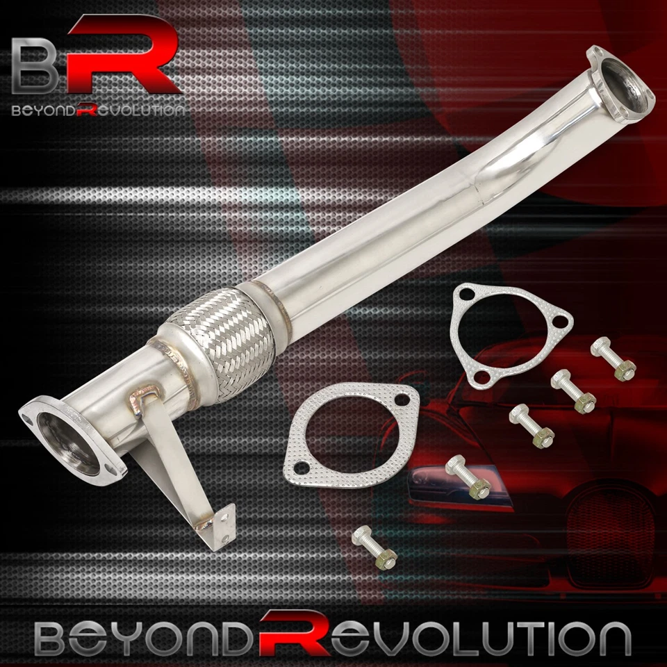 For 1989-1998 240SX S13 S14 SR20DET JDM 3" Turbo Exhaust Pipe + Bolts & Gaskets Foto 3 de 3