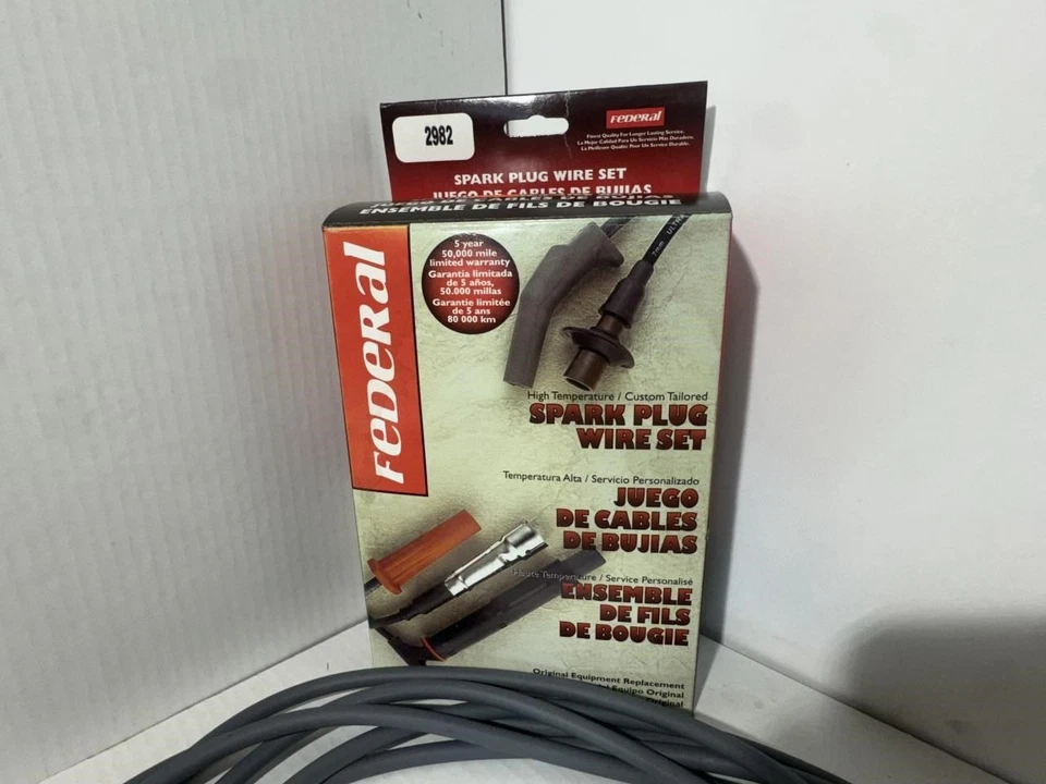 Cables de bujía para Ford Taurus Aerostar Probe 1988-1994 3,0 L V6 Federal 2982 Foto 3 de 3