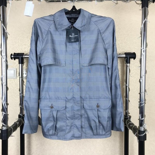Women Aquascutum Jacket Navy Polyester 36 / S / 44