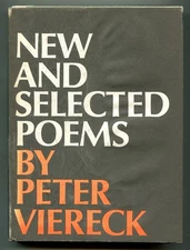 Peter VIERECK / New and Selected Poems 1932-1967 Signed 1st Edition
