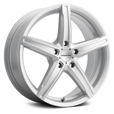 Vision 469 BOOST Wheels 15x6.5 (38, 4x100, 73.1) Silver Rims Set of 4