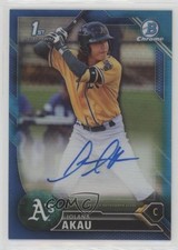 2016 Bowman Chrome Prospect Blue Refractor 138/150 Iolana Akau #CPA-IA Auto 5qi