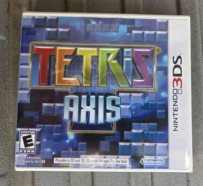 NIB Tetris: Axis (Nintendo 3DS, 2011) New sealed!