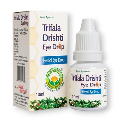 Basic Ayurveda Trifala Drishti Eye Drop 10ml Each Pack Of 9