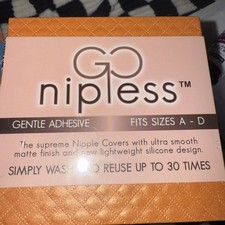 Go nipless Medical Grade Silicone Nipple Covers Gold New In Sealed Box