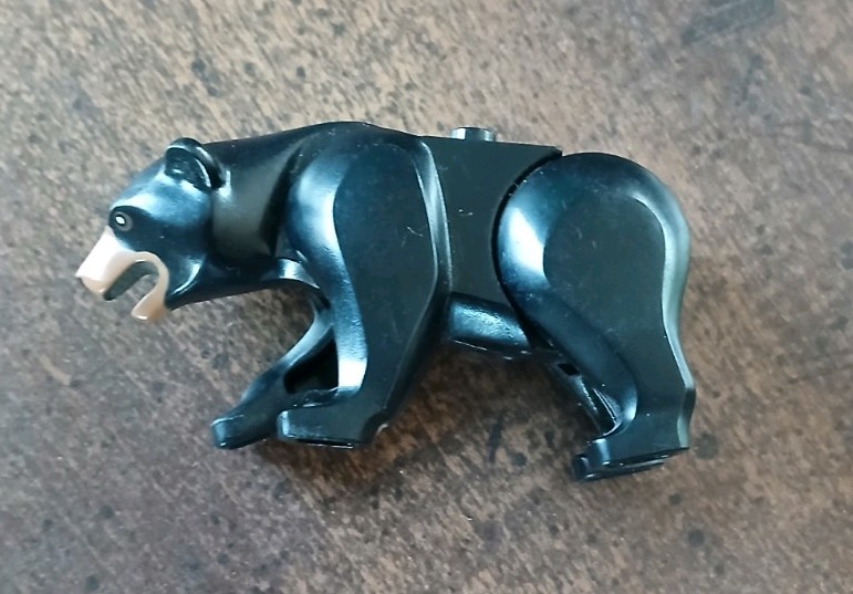 LEGO Animal Black Bear with 2 Studs 