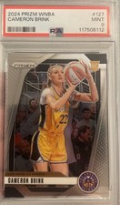 2024 PANINI PRIZM WNBA #127 CAMERON BRINK ROOKIE RC PSA 9