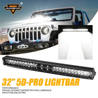 AUXBEAM 5D-PRO 32''inch 270W 33000LM LED Light Bar Combo Offroad Driving Lamp SUV