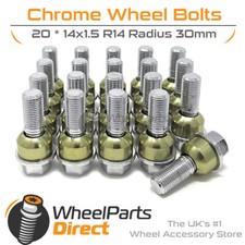 Wheel Bolts 14x1.5 for Porsche Boxster [987] Sypder 10-13 on Original Wheels