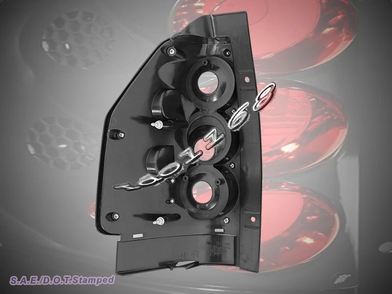 Luces traseras GMC Envoy Euro 2002-2006-2009 negras 05 04 03 Foto 2 de 2