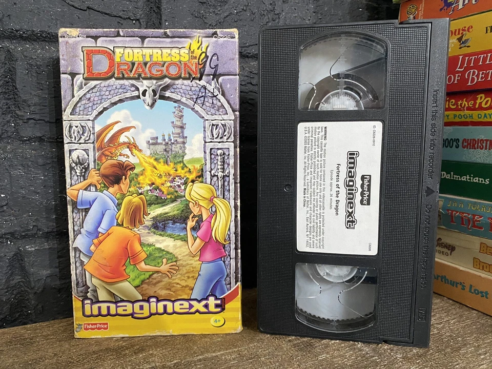 Fortress Dragon VHS Tape + Paws & Tales VHS Animated OOP HTF cartoons Vtg Rare - Image 2 of 4