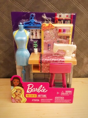 barbie sewing playset