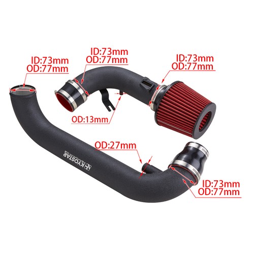 KYOSTAR High Flow Air Intake Induciton For VW Golf MK6 GTi Audi A3 TSI Passat CC - Picture 13 of 15
