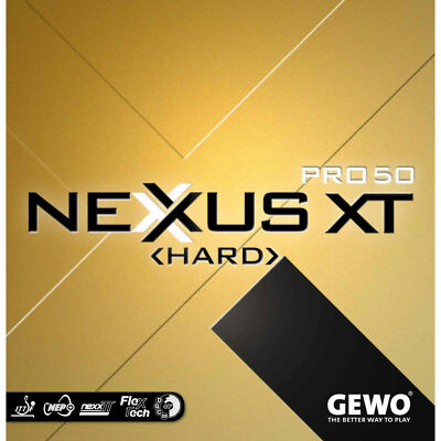 Gewo NeXXus XT Pro 50 Hard / Tischtennisbelag / NEU und OVP / zum Sonderpreis