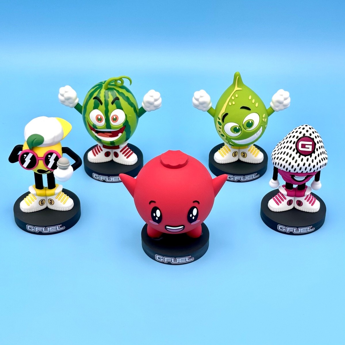 G Fuel Flavor Buddiez Vinyl Figure GFuel Mini Statue Chrome Chase