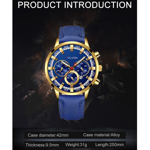 Fashion Sport Men's Stainless Steel Case Belt Band Quartz Analog Wrist Watch - Picture 36 of 54