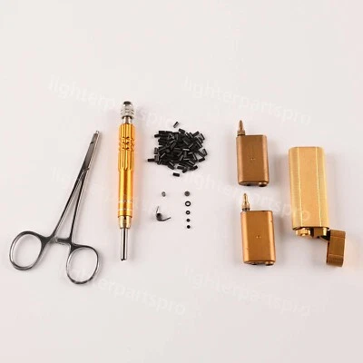 Juego completo de reparación para encendedores Cartier - Todo lo necesario para reparaciones de encendedores