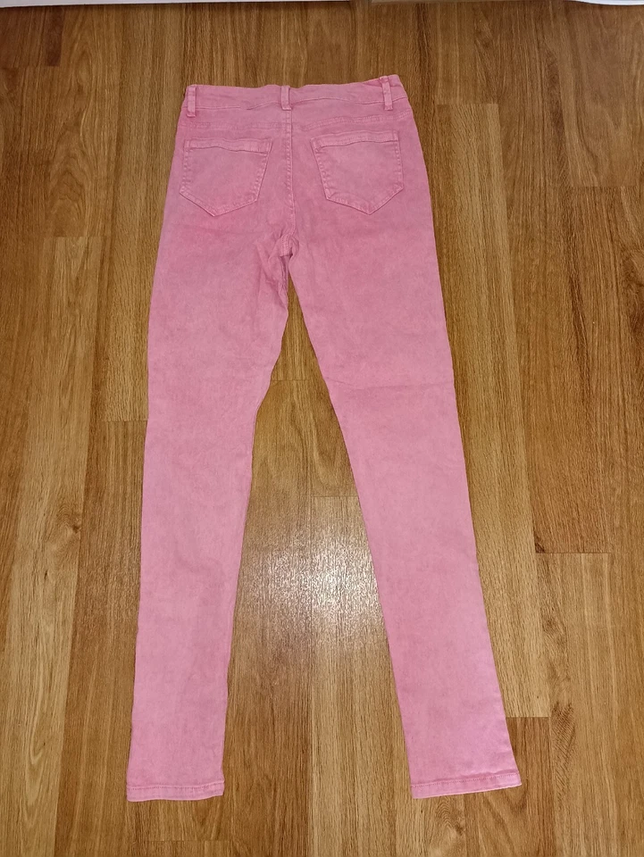 Primark Damen Jeans Hose 38 Rosa Denim & Co Skinny High Waist Top Zustand  - Bild 2 von 4