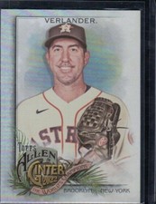 2022 Allen and Ginter Base Silver Hot Box #51 Justin Verlander - Houston Astros
