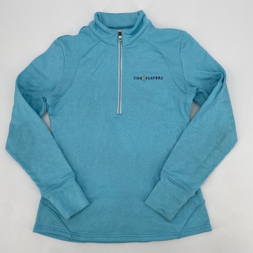 Pull 1/4 Zip Footjoy FJ Space Dye Femme - Taille M - Couleur Sunset - Neuf Avec étiquettes