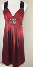 New! Womens Simply Vera Wang Beaded Holiday Cocktail Prom Formal Dress Size 2