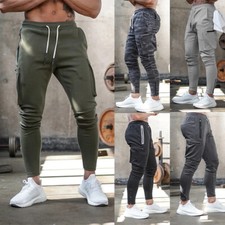 Mens Trackpants Bottoms Fitness Joggers Sweat Pants Jogging Jogger Long Trousers