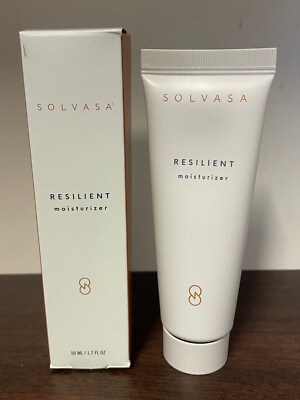 1.7oz Solvasa Resilient Moisture face neck skin microbiome hydrating night/morni