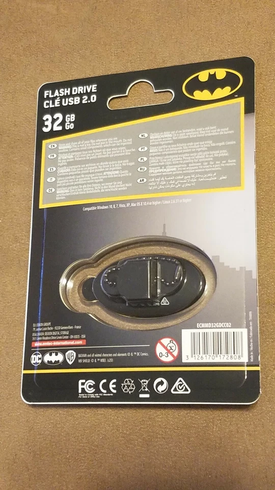 3x 32GB USB 2.0 Flash Drive DC Comics Trinity Wonder Woman Batman Superman  - Image 3 of 4