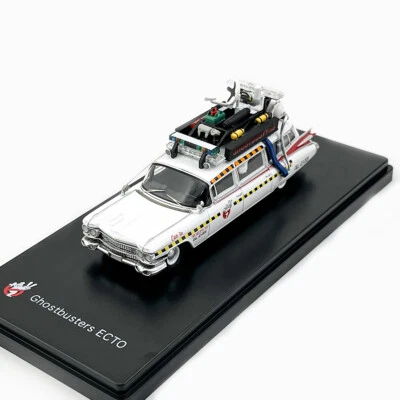 YS 1:64 Cadillac The Ghostbusters ECTO-1A Diecast Model Metal Car