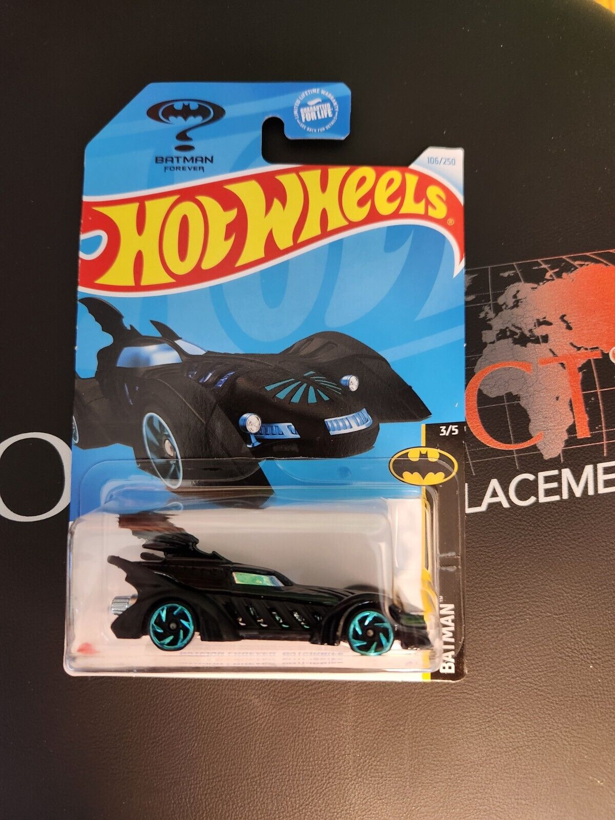 Hot Wheels Batman Forever Batmobile Black #106 - 2024 Batman -Treasure Hunt