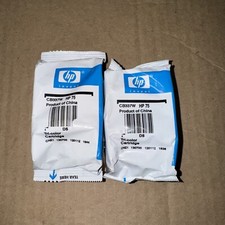 2 Pack HP 75 tri color Ink Cartridge Two Combo Oem Bags Twin Lot EXP 13-16