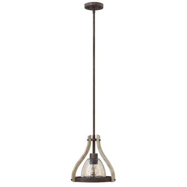 HäNgeleuchte Pendellampe Deckenleuchte Holz Stahl D 30,5 Cm Esszimmerlampe-image