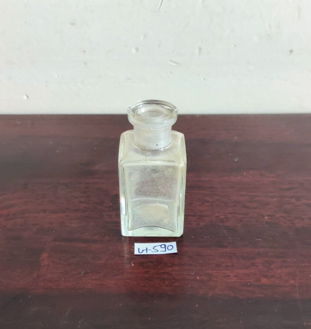 ヴィンテージブローチ 香水 ボトル Vintage Clear Glass Perfume Bottle Decorative Collectible