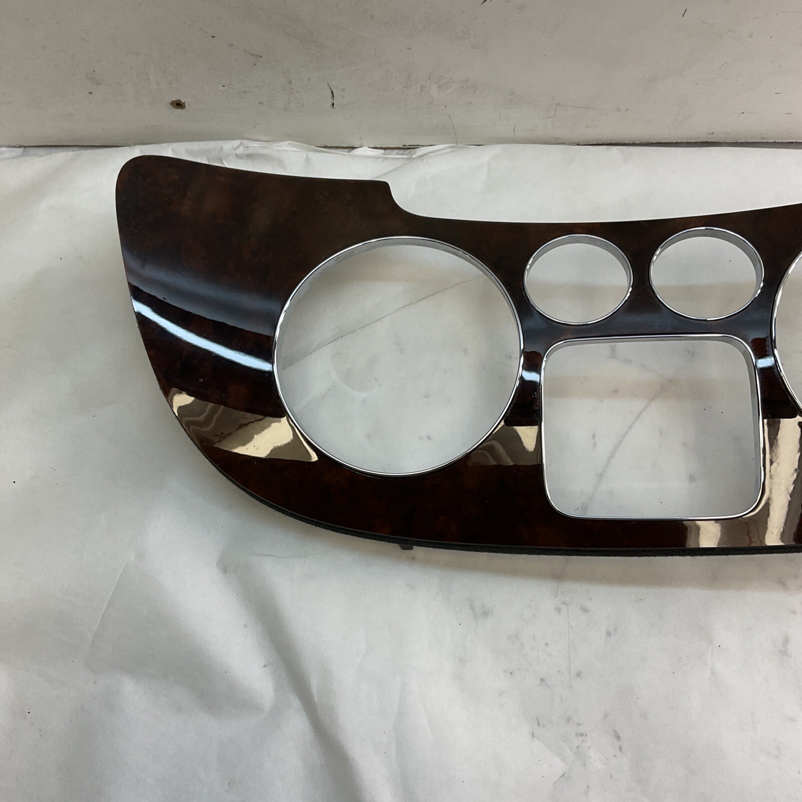 2006 Bentley Continental Flying Spur Speedometer Dash Wood Trim Bezel 3W0857059