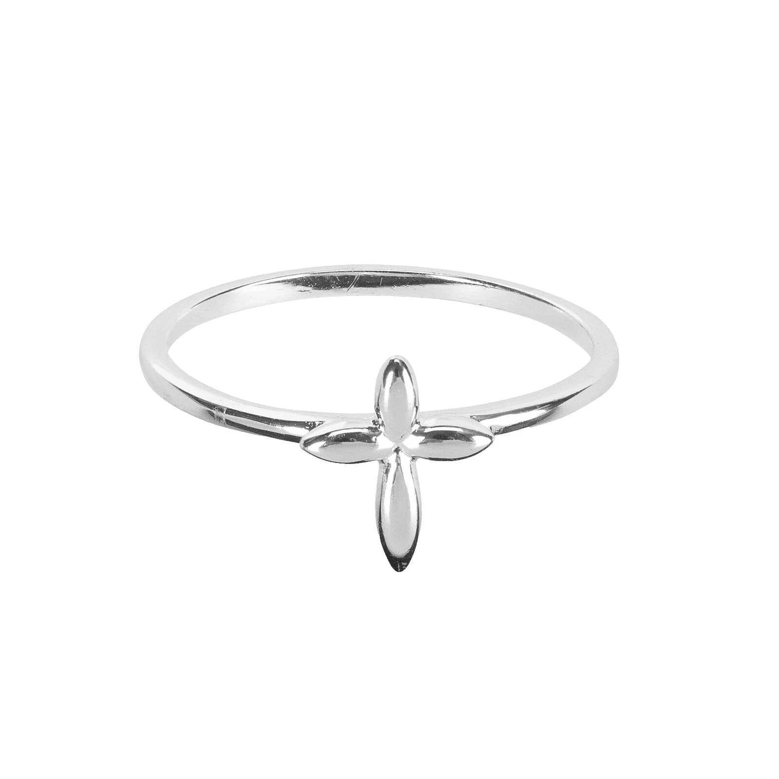 Silver Plated 4 Ring Fashion Rings