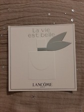 Carte Parfumée - Perfume Card . Lancôme - La vie est belle