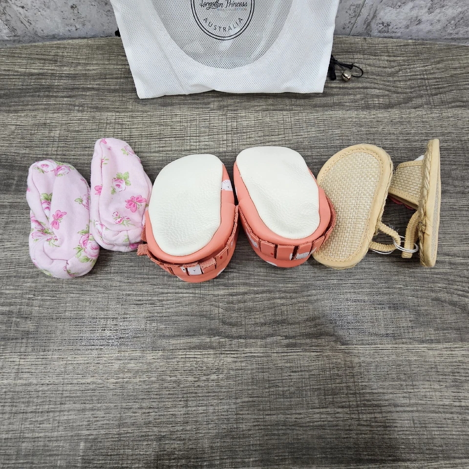 Lote de 3 zapatos infantil niña talla 1 3-6 meses Foto 4 de 4