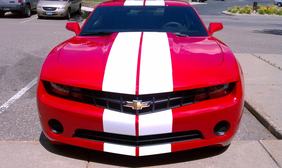 Chevrolet RS SS Base CAMARO Chevy 10" Racing Vinyl Stripe Graphic Decal 36 FEET  - Image 4 of 4