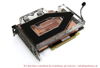 Liquid Extasy Wasserkühler Narrow Line Palit RTX 4070 Jetstream 12GB