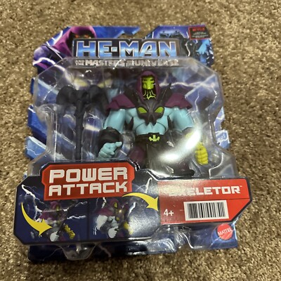 Mattel He-man Power Attack Skeleton Doll With Axe - Multicolor
