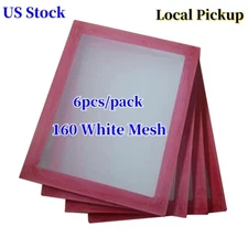 6pcs Aluminum Frame Silk Screen Printing Screens 20" x 24" 160 Mesh CA Pickup