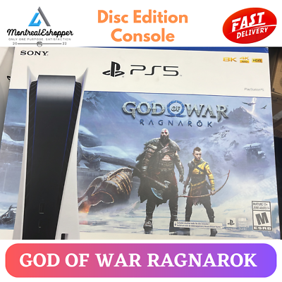 Sony God of War Ragnarok and Playstation Disc Console Bundle